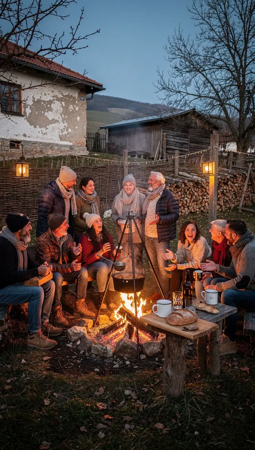 A cozy cabin nestled among trees, offering a perfect retreat for travelers seeking comfort and relaxation.